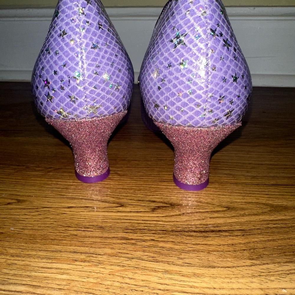 NEW Irregular Choice Dazzle Razzle Lilac Haze Euro 38 US Size 7 Heels Handmade - Picture 8 of 8